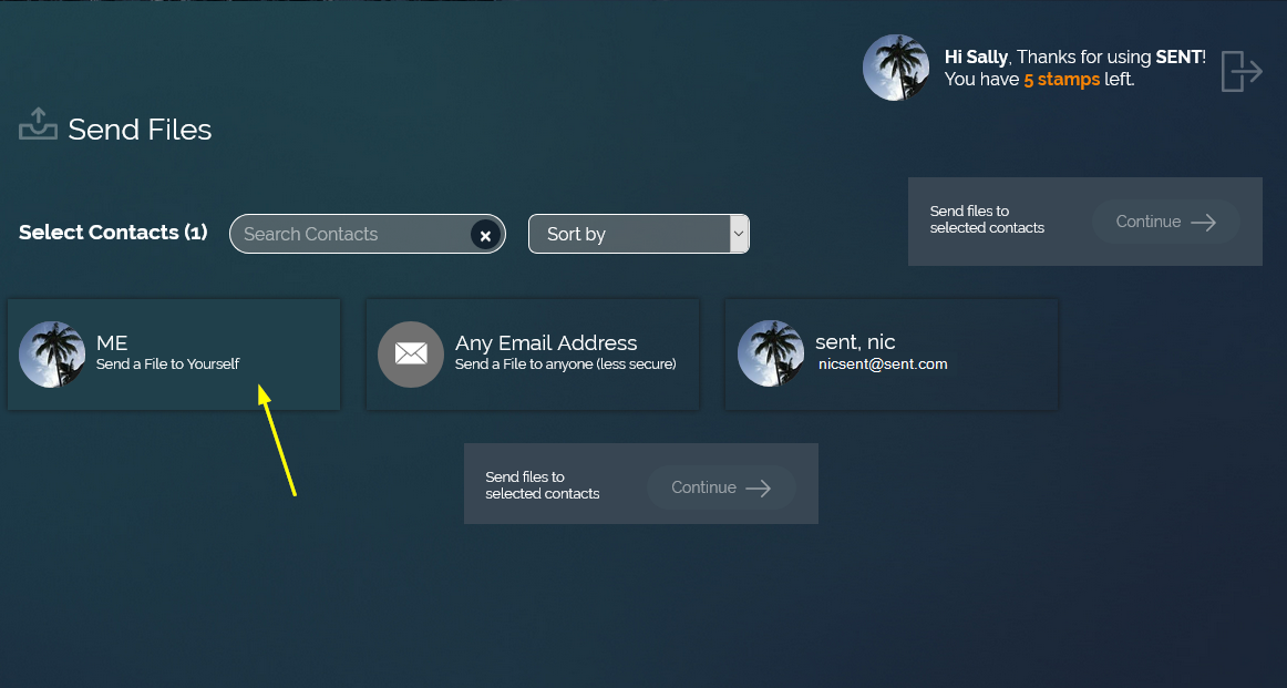 Step 2 screen example
